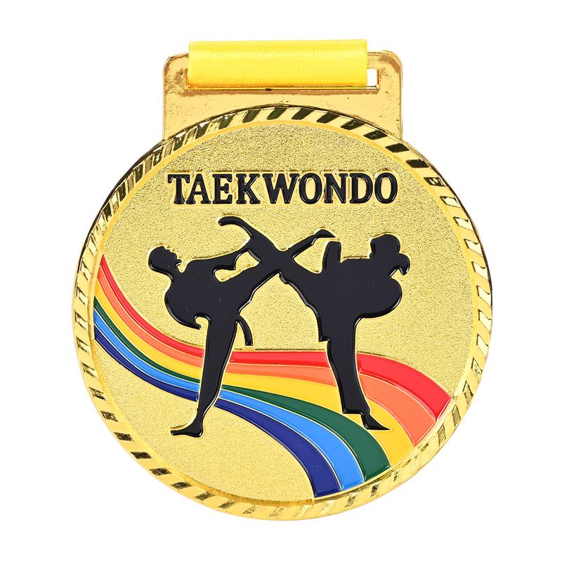 Custom Taekwondo Competition Commemorative Medals - In Stock Hanging Medals