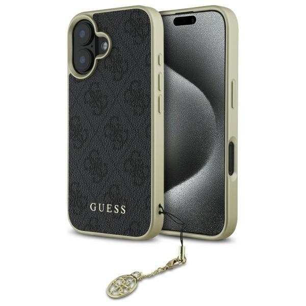 Guess Guhcp16Sgf4Ggr Iphone 16 6.1      Czarny/Black Hardcase 4G Charms Collection