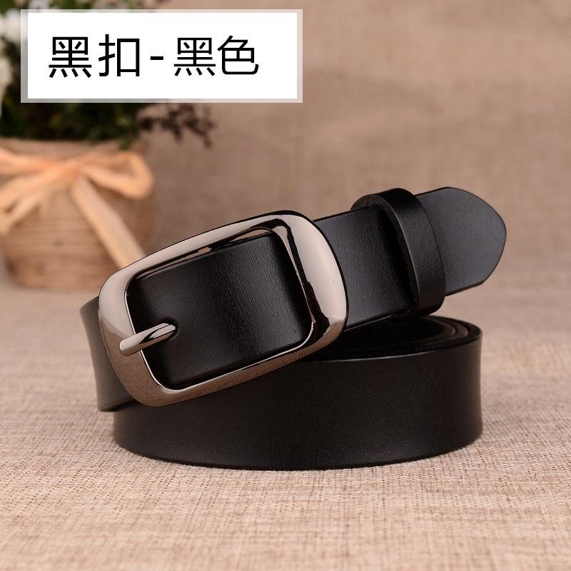 Women'S Belt Trendy Leather Cowhide Leather, Women'S Belt Decoration