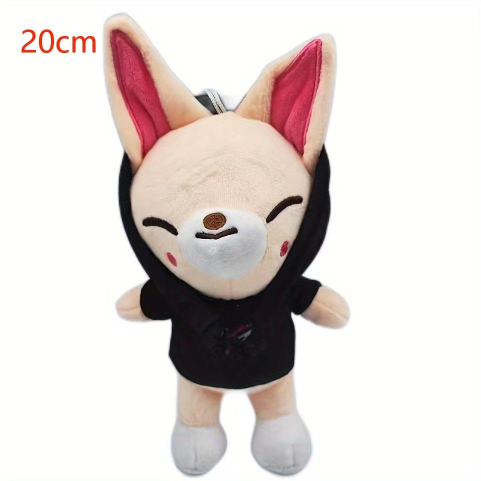 Skzoo Schlüsselanhänger Plüschtier Kawaii Skzoo Stray Wolf Plüsch Cartoon Stofftier Puppe Kawaii Begleiter Spielzeug Kindergeschenk!