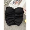 Pure Sweet Sexy Sexy Short Chest-Wrapped Vest Women's Outerwear Stylish Silm Bottoming Sleeveless Tube Top Tops