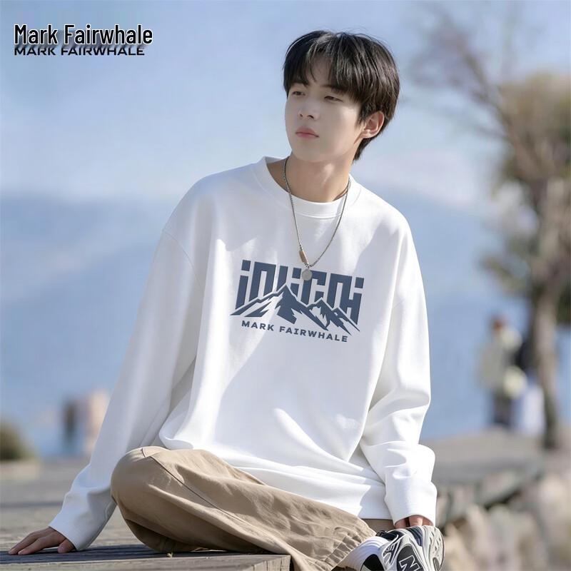 Mark Fairwhale Men's Pure Cotton Long-Sleeve T-Shirt