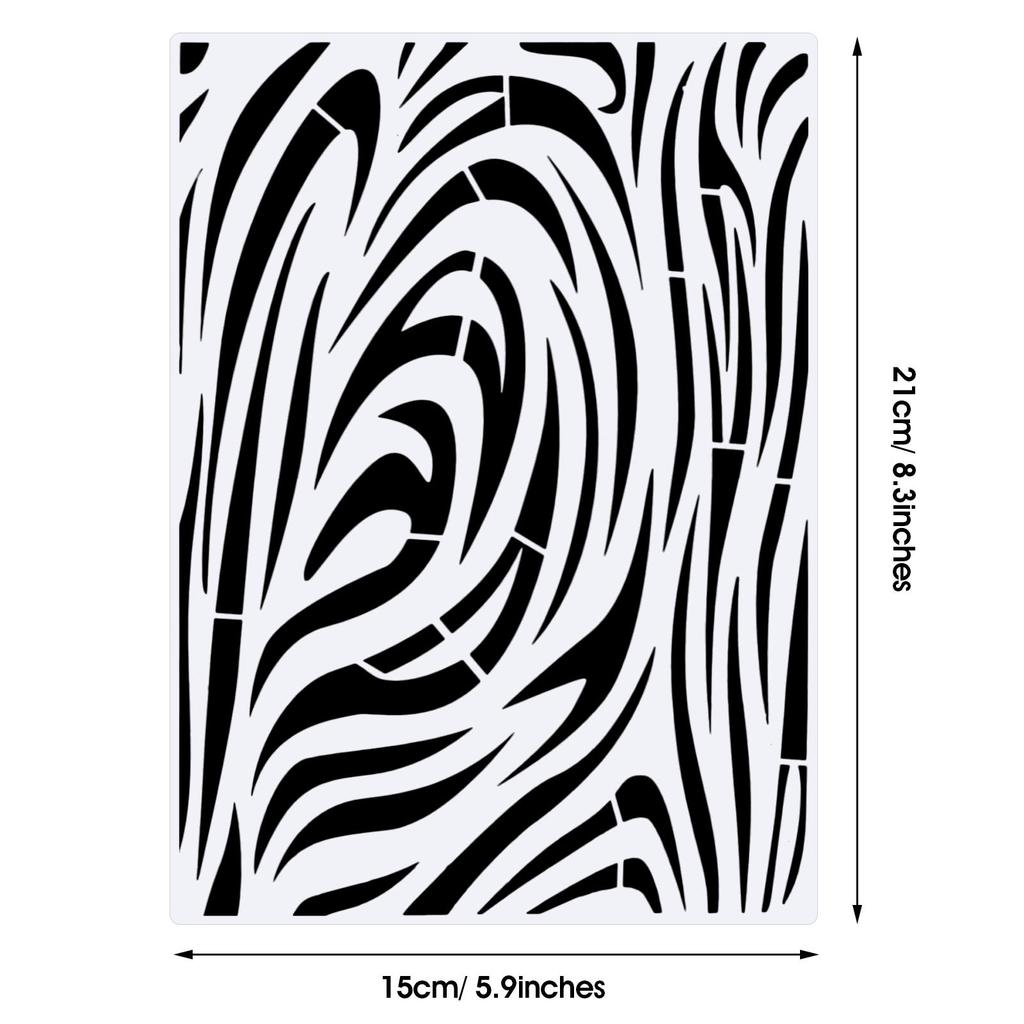 Leopard Print 12 Sheets Leopard Print Reusable Plastic Animal Print Stripe Stencils for and Walls X Stencils, Stencils, Stencils, Painting, Baking,