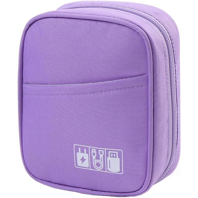 Digital Accessory Storage Bag Compatible for Laptop Charger, Mouse, Headphones & Toiletries - Compact Electronic with Cable Management