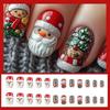 Cartoon Nail Stickers Christmas Xmas Adhesive Decals Nail Art Decoration