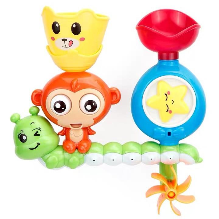 Baby Bath Toys: Cute Duck Water Spinner & Sprinkler for Infants and Children