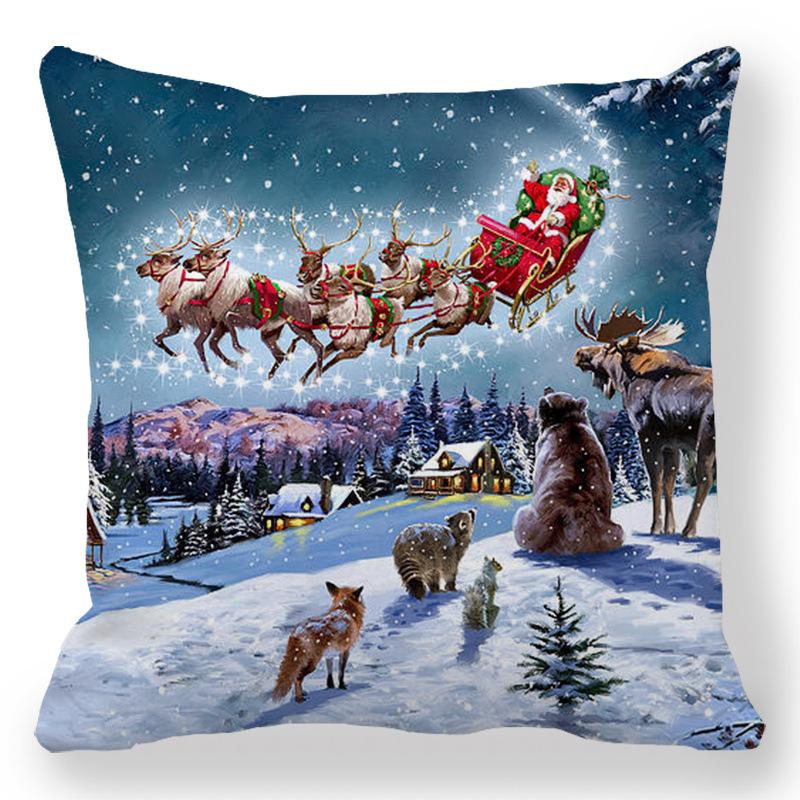 New Christmas Pillow Case 30*50cm,40*40cm,45x45cm, Cushion Cover Home Christmas Decoration Pillow Case
