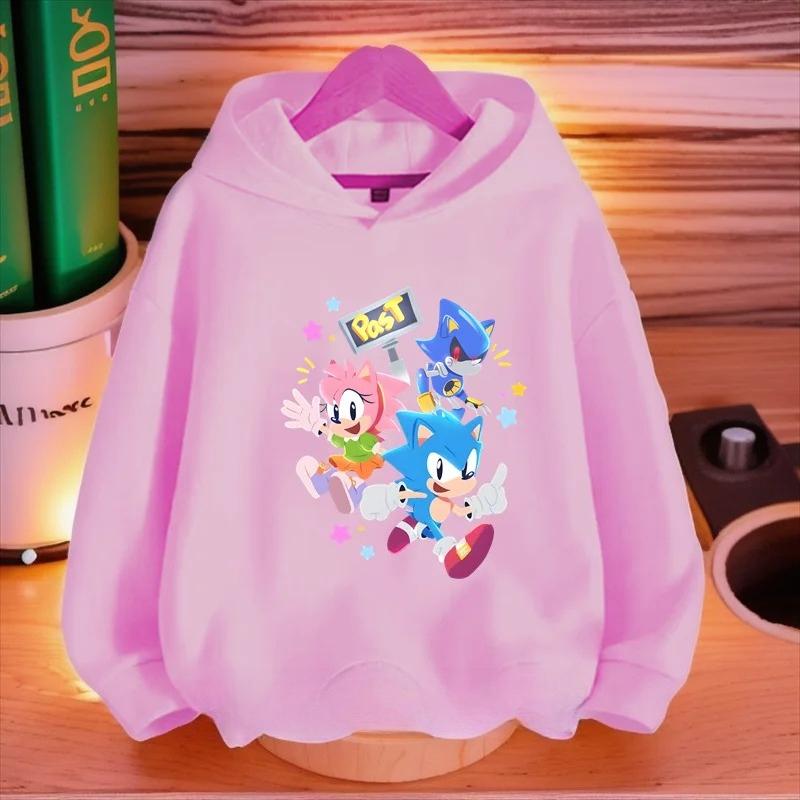 Children's Cartoon Print Fashion Sweatshirt Casual Versatile Hoodie Sweatshirts Kids Unisex