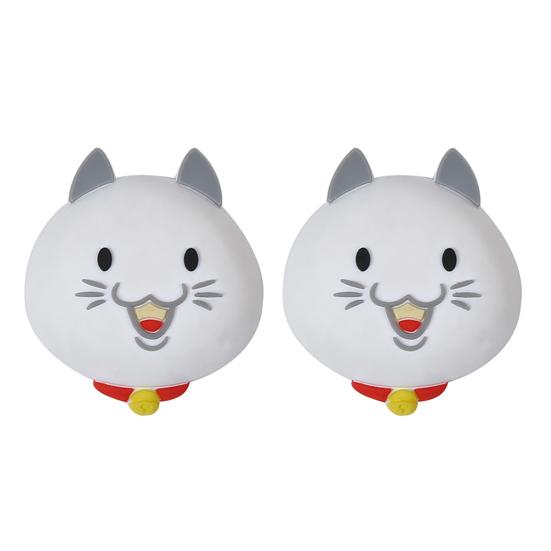 2Pcs Cartoon Door Stopper Wall Protector Quiet Shock Absorbing Door Stops Wall Shield Cushion Soft Adhesive Wall Bumper Guard for Door Handle Knob