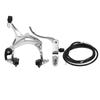 22.2 Mm Lever Clamp Bicycle Caliper Brake Set Silver Fixie Bike Brake Set  Road Bike Use