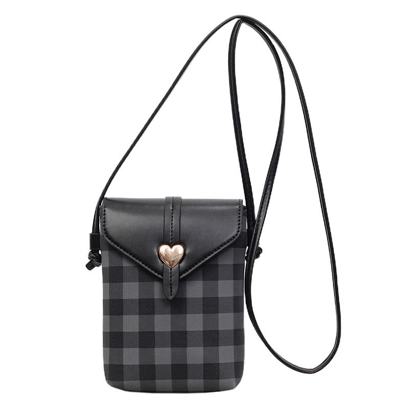 Mobile Phone Satchel Women's Bag New Women's Messenger Bag Commuter Shoulder Bag Small Square Bag Pu Handbag