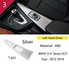 For BMW 3 4 Series 3GT F30 F32 F34 Car Styling Interior Gearshift AC CD Button Panel Door Armrest Decoration Cover Trim Sticker MQHWD1