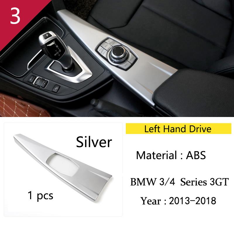 For BMW 3 4 Series 3GT F30 F32 F34 Car Styling Interior Gearshift AC CD Button Panel Door Armrest Decoration Cover Trim Sticker MQHWD1