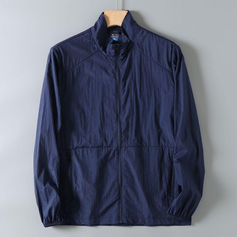 Men's Summer Lightweight Breathable Uv Protection Loose Fit Stand Collar Sun Protection Jacket for Export