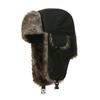 Russian Ushanka Winter Hat Mens Military Pilot Cap with Ear Muffs Windproof Cold Weather Army Style Aviator Fur Hat