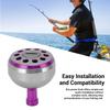 Fishing Reel Power Knob 38mm Aluminum Alloy Fishing Reel Replacement Handle Grip Fit for S A D Baitcasting Reel Modification Purple