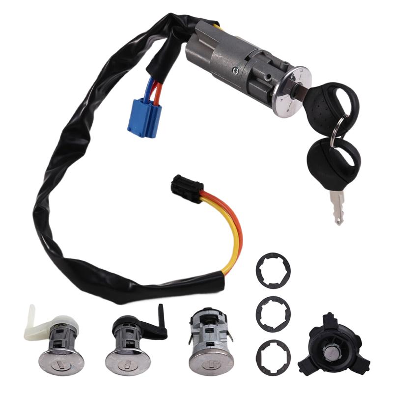 ABLZ-Car Door Lock Forpeugeot 206 (From 1998) Fuel Tank Lock Full Car Lock Forpeugeot Full Car Lock