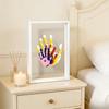 DIY Couple Handprint Frame Kit, Creative Family Handprint Art, Children's Day Gift for Boyfriend Girlfriend