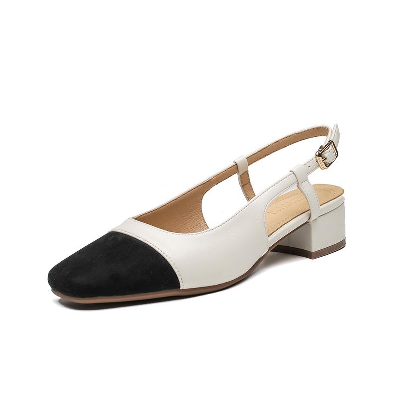 Jinfuli Women's 2024 Lambskin Sandals: New Summer Fashion, Casual, Elegant Style