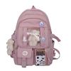 Wind Large Capacity High School Student Schoolbag Female Harajuku Cartoon Backpack Junior High School Student Backpack