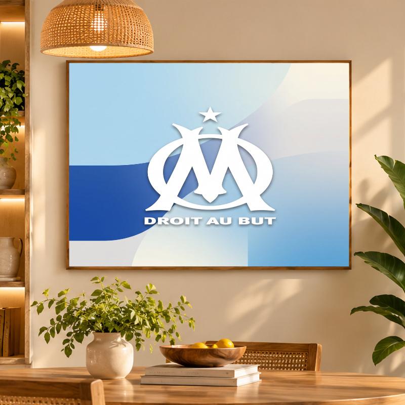 5D Diamond Painting Olympique Lyonnais FC DIY Full Drill Diamond Art Kit Home Decoration