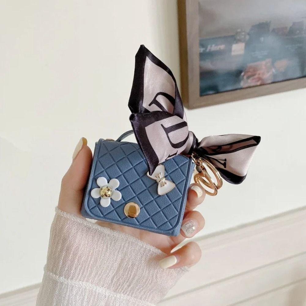 Leather Earphone Storage Bag Creative Earphone Case Fashion Bluetooth Headset Cover