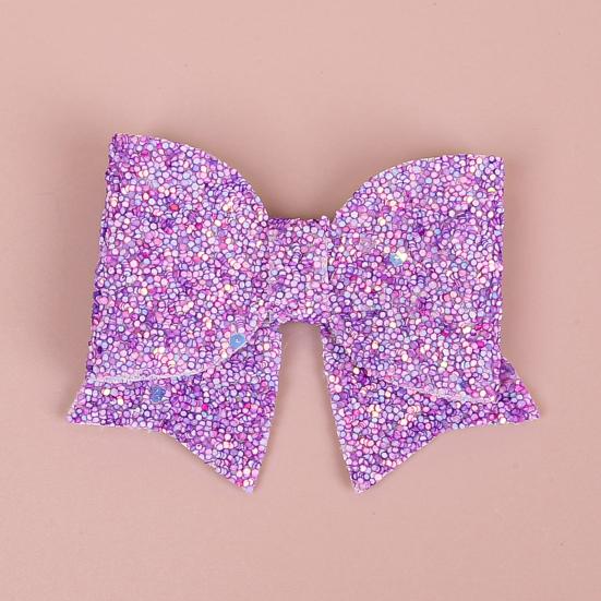 Hairpin Three-Dimensional Swallowtail Butterfly Wing Shape Hair Clip with Glitter Sparkling Sequins Kids Ponytails Braids Party Hair Accessories