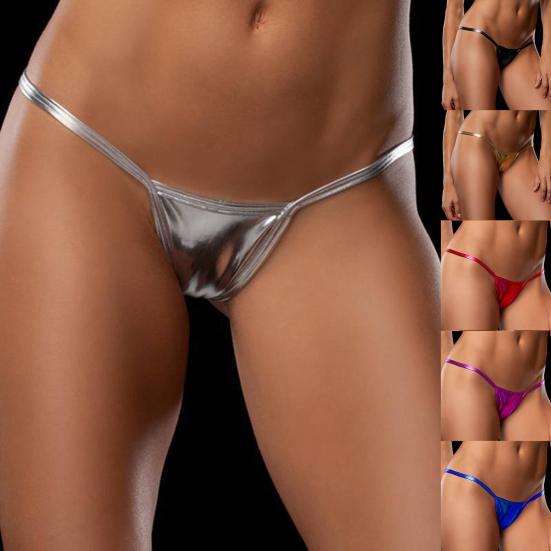 G String Panties Sexy T-shaped Polyester Low Waist Lady Tanga