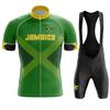 Jamaica National Team Cycling Jersey 2026 Set Green Short Sleeve Clothing Mens Road Bike Shirt Suit Bib Shorts MTB Maillot Ropa