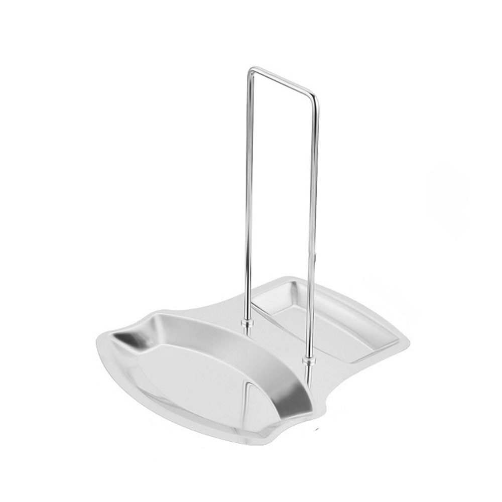 Silver/Gold Lid and Spoon Rest Shelf Detachable Pot Lid Rack Stainless Steel Pot Lid Holder  Home