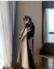 2025 Autumn/Winter Women's Mid-Length Woolen Trench Coat: Trendy, Versatile, and Slimming.