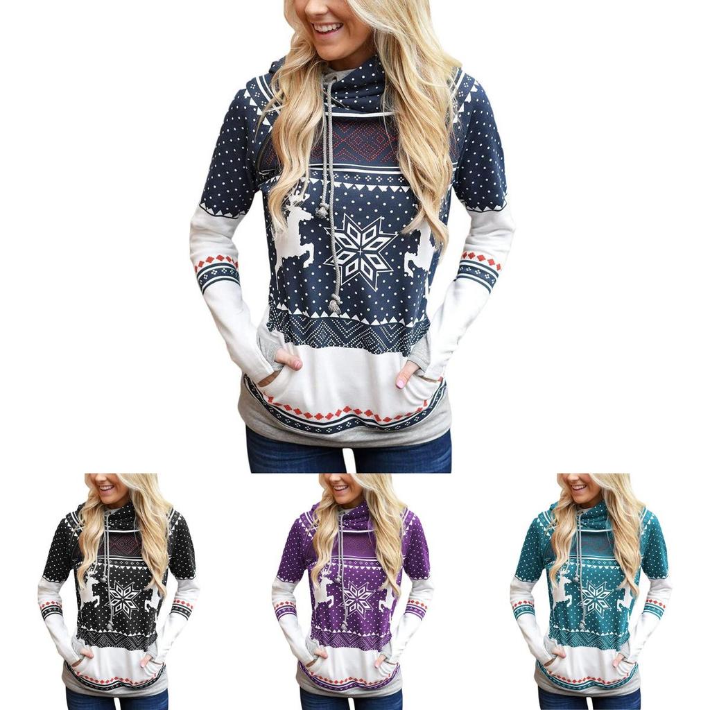 Premium Quality New Fashion Women Clothing Merry Christmas Letter Print T-shirt Long Sleeve