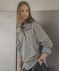 Nounbeleo Button High Neck Raglan Mtm [Knfw02Ts23]_Melange Gray