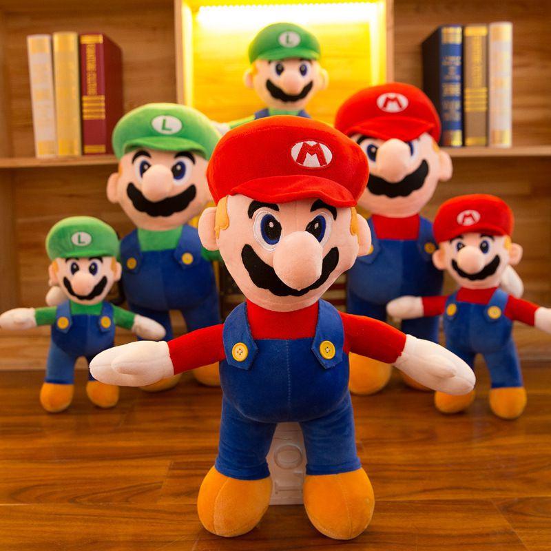 Adorable Mary Plush Toy Cartoon Mario Doll Pillow For Childrens Birthday Gift