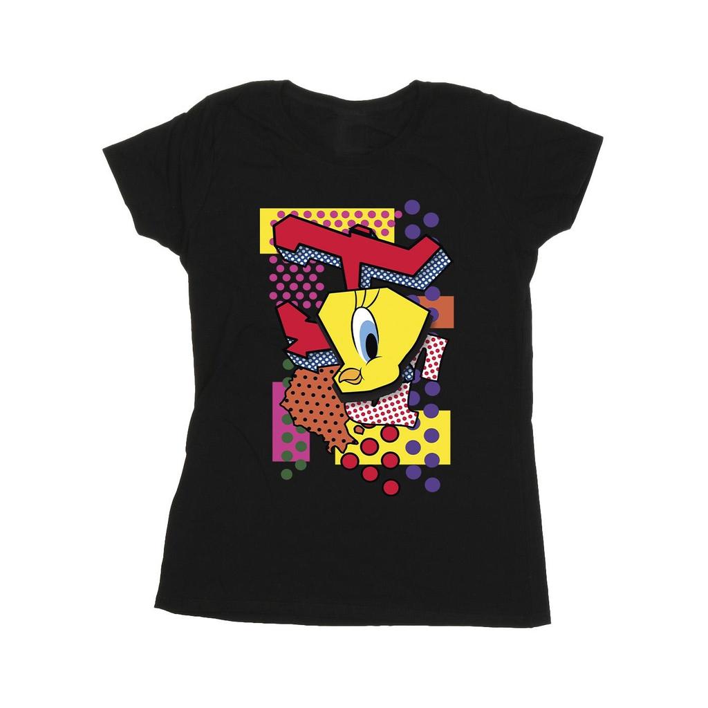 Looney Tunes Womens/Ladies Tweety Pop Art Cotton T-Shirt