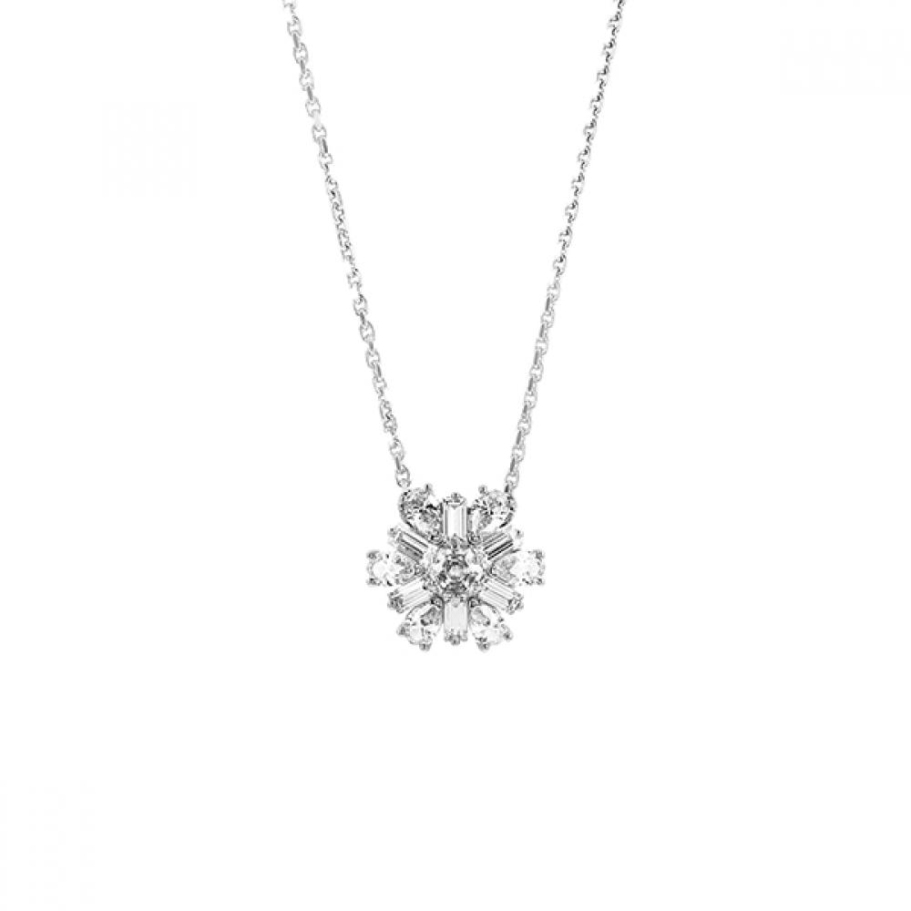 Swarovski 5691484 Idyllia Snowflake Flower Necklace