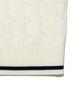 Lee Cable Knit Vest Ivory