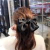 Black Big Bow Headband Hairpin Women'S  Clip Hair Accessories Autumn Hairpin