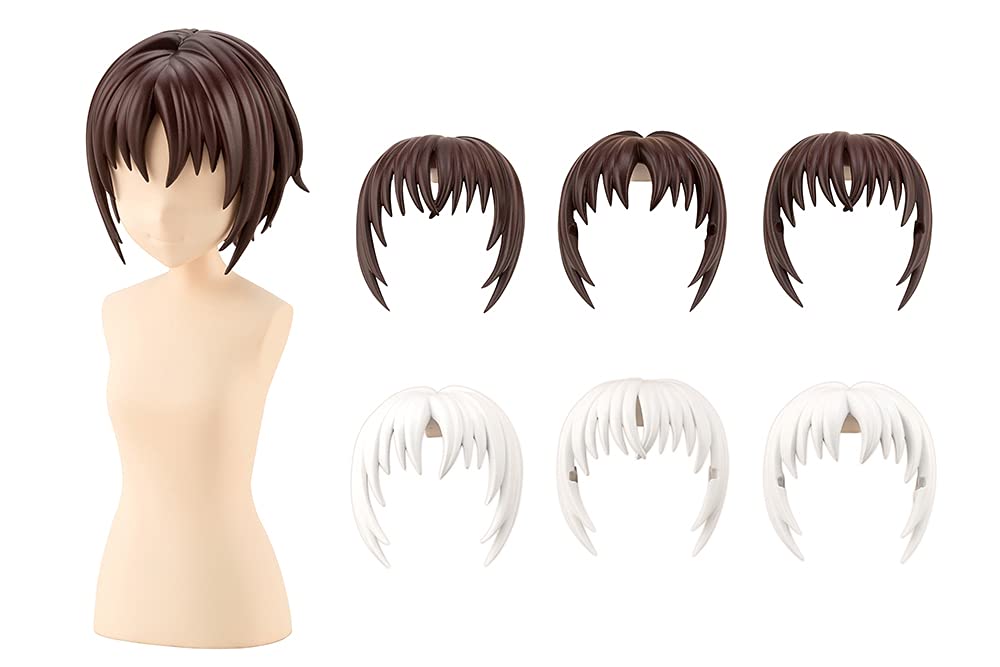 

Sousai Shojo Teien After School Short Wig A [White & Chocolate Brown] Overall width approx. 63mm 110 scale plastic model JK012