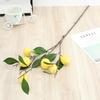 Fake Single Stem Fruit Tree Flower Bouquet With Plastic Blossoms For Home Decor