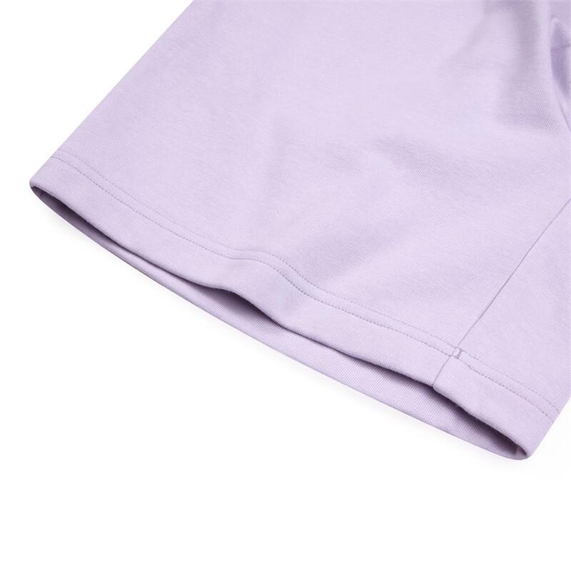 Skechers Solid Color Loose Fit Knit Casual Shorts Women Shorts Lavender L223W138-02N4