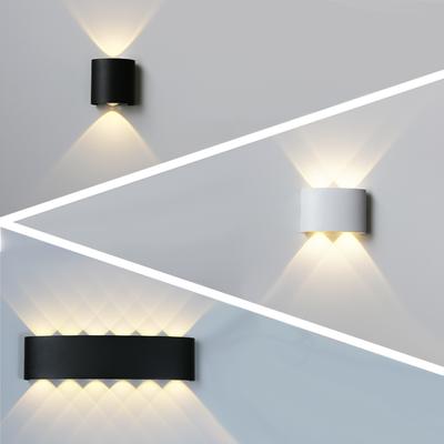 IP65 LED nástěnné svítidlo Venkovní vodotěsné zahradní osvětlení Hliník AC86-265 Vnitřní ložnice Schodiště do obývacího pokoje