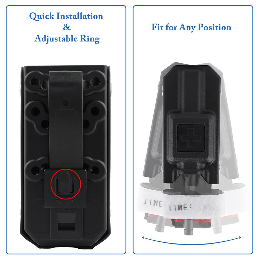 2 stk Tourniquet-holdere Molle Tourniquet-lomme Passer til Molle-utstyr