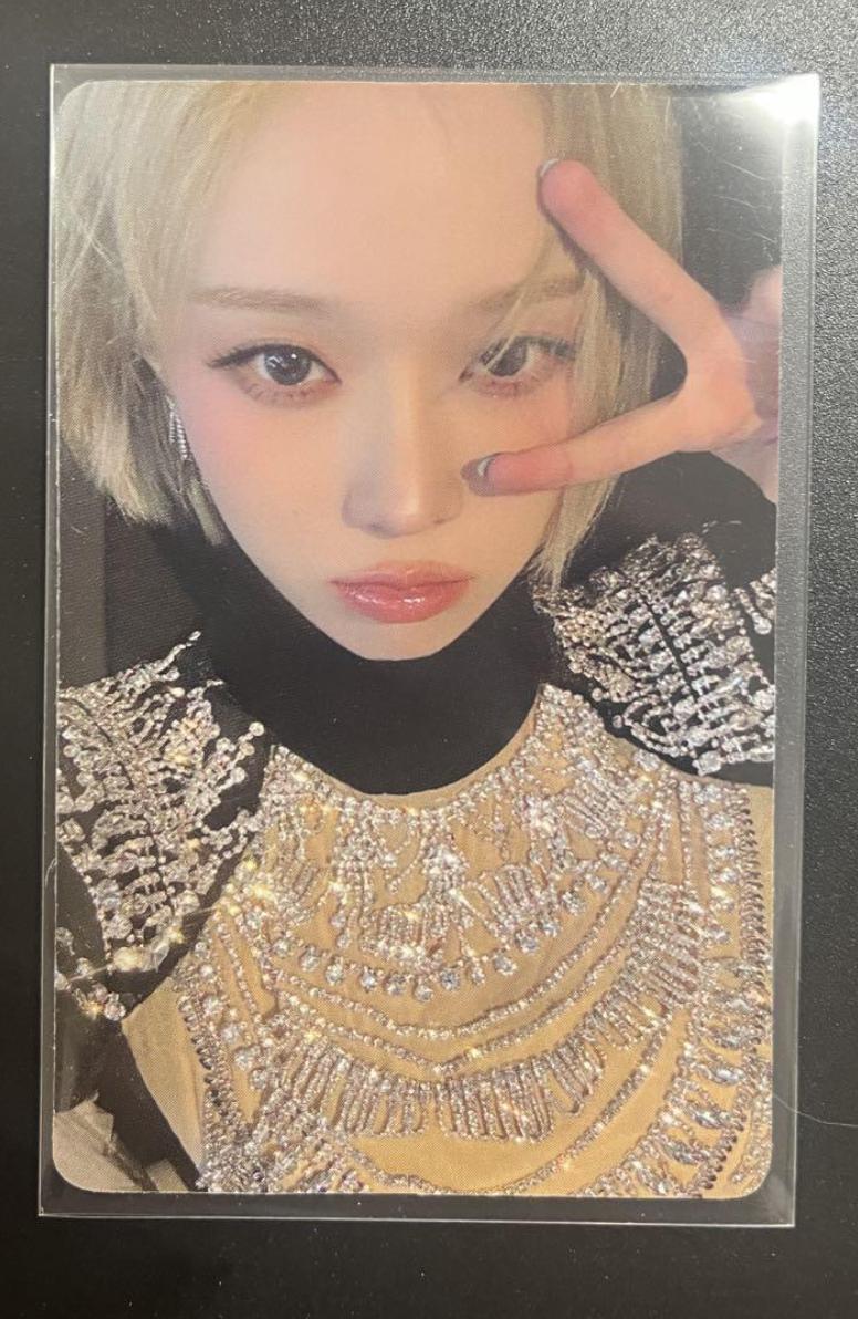 

Used aespa WINTER whiplash POP-UP Official MD Leather Jacket Photo Card Limited CHINA RARE