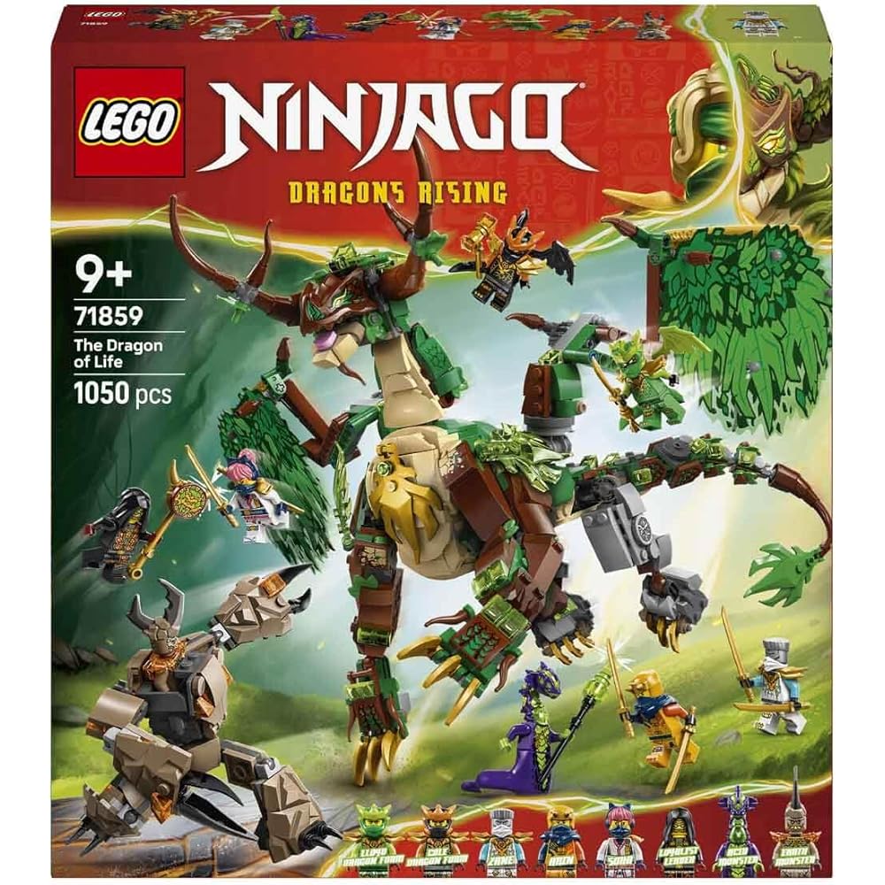 LEGO Ninjago Drago dell'Arco della Vita Giocattolo da Costruire per Bambini dai 9 agli 11 Anni, Playset Creativo, Regalo Ideale per Ragazzi e Ragazze