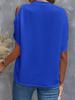 2026 Summer Women's V-Neck Off-Shoulder Top - Solid Color & Stylish