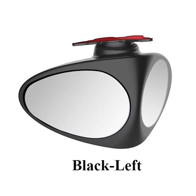 2 In 1 Car Blind Spot Mirror Wide Angle Mirror 360 Rotation Adjustable Convex Rear View Mirror View Front Wheel Auto Car