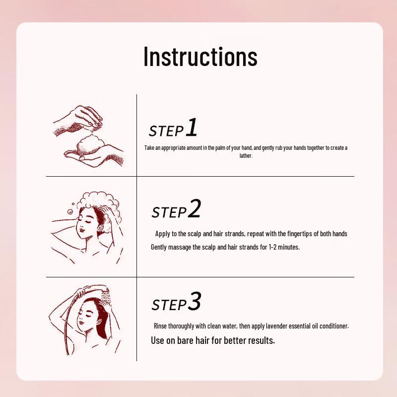 Jieyou Princess Rose Essential Oil Shampoo 480g