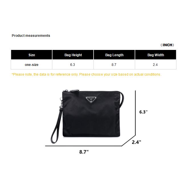 Prada Astuccio per Cosmetici in Re-Nylon Pochette da Uomo Nero 2NE7892DMH-F0002