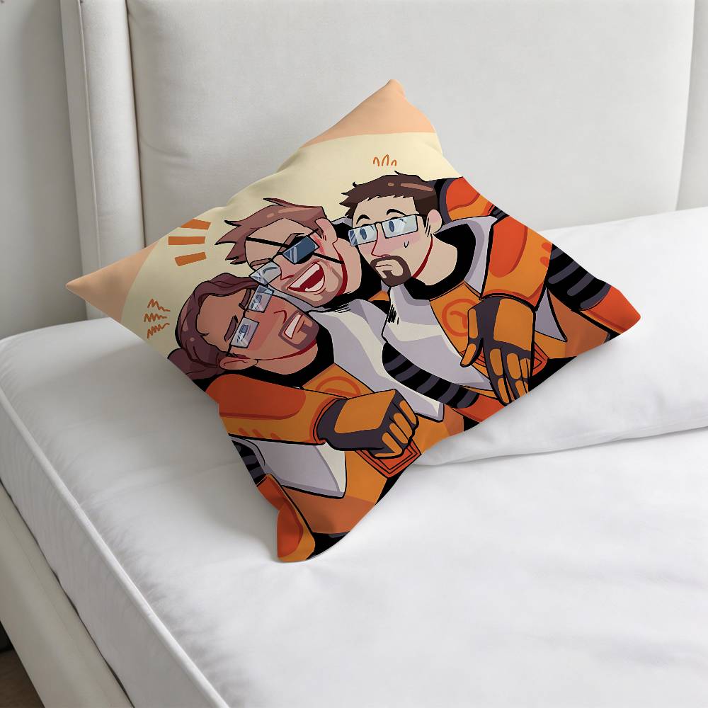 HHalf Life Barney Calhoun Fashion Square Pillow Case Durable Throw Pillow Cover for Sofa Couch Chair